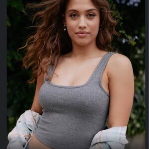 Destined gray tank top/Size Medium